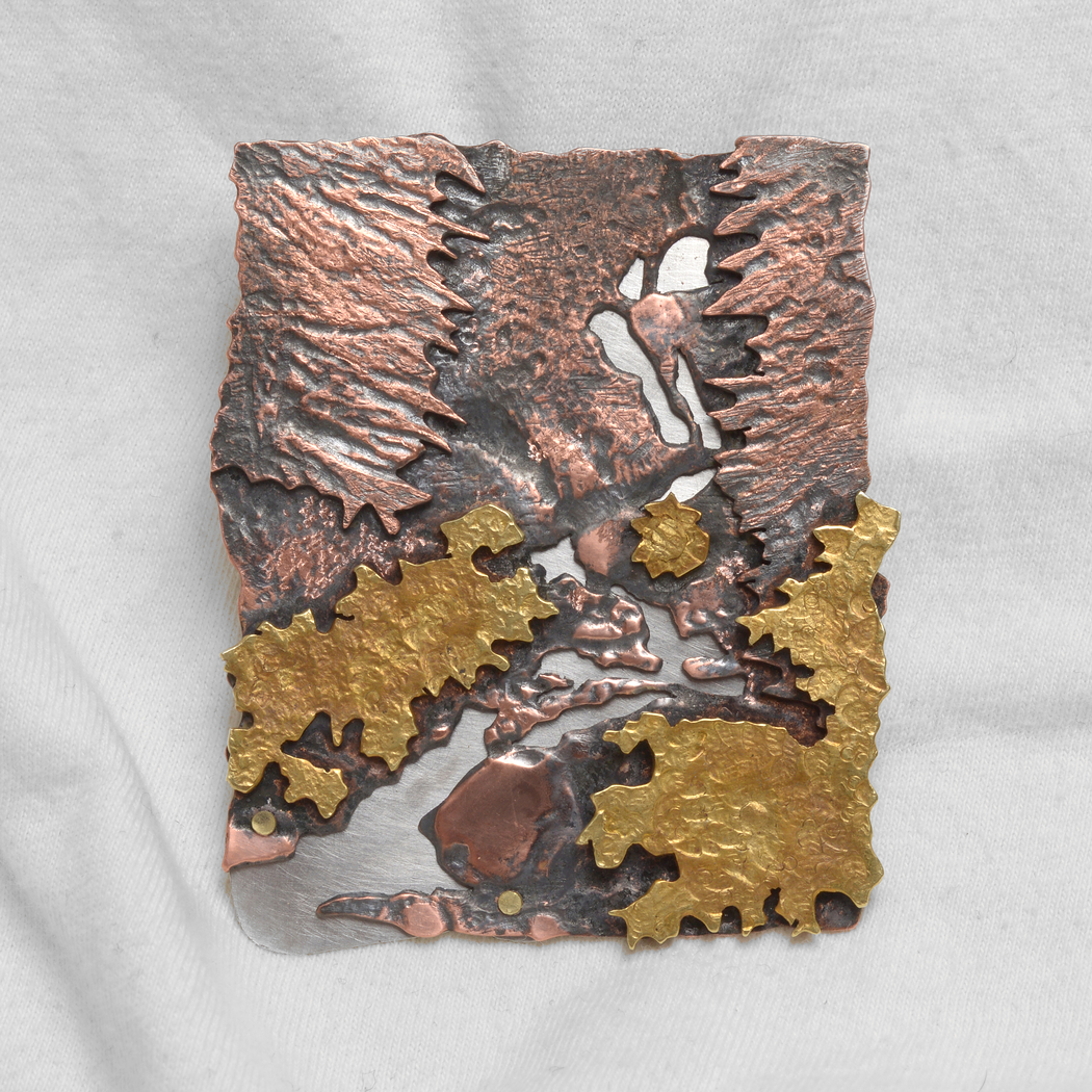 olympic cascade brooch